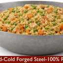 24 Inch Steel Wok-Cantonese Style-Ideal for Stir Fry, Asian Cooking-Heavy Duty