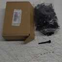 #10 x 1-1/2" Hex Washer Head Self Tapping Screws, TEK Screws, Self Drilling, Stainless Steel 410 Sheet Metal Screws, Black Finish, 100 PCS
