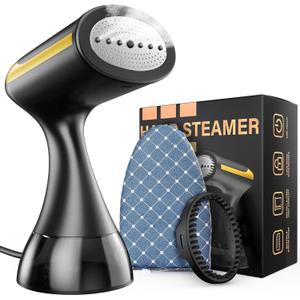 Steamer for Clothes  Handheld Clothing Steamer with 20s Fast Heat-Up, 300ML Water Tank, Includes Fabric Brush, Lint Remover & Ironing Glove for Home & Travel Use