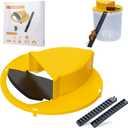 Mouse Trap Bucket- 5 Gallon Bucket Lid Mouse Rat Trap- Automatic Reset Flip and Slide Mouse Trap - Humane Mouse Rat Traps for Indoor Outdoor Use (1PACK)