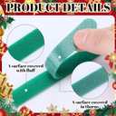 Yinder 50 Pcs Christmas Elk Garland Ties for Banister Adjustable Banister Garland Ties Green Holiday Cable Straps 12" Nylon Stocking Holders for Christmas Tree Wreath Stairways Railings Decoration