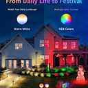SUNVIE Spot Lights Outdoor 12W RGBW Color Changing Landscape Lights with Remote Control 120V RGB Landscape Lighting Waterproof Outdoor Spotlights for Yard Garden Patio Lawn Decorative, 4 Pack