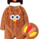 Abbence My First Thanksgiving Baby Girl Boy Outfit, Baby 1st 6-9 Months