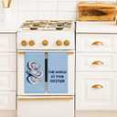 Oyster Coastal Kitchen Towels, Blue Preppy Beach Nautical Hand Towels for Bathroom Decor, The World is Your Oyster Inspirational Dishcloths Dish Towel for Kitchen 16x24 Inches