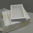 6 Pack 4 x 6 Inches Shadow Box Frame, Small Wood Frame Memory Display Cases,1.2in Depth Picture Frame Case for Dried Flowers, DIY Craft, Memorabilia, Medals and Photos