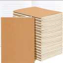 SAYAYA 24 Pack A6 Kraft Paper Small Notebooks Bulk, 4x6 Pocket Notebook with 60 Lined Pages, Mini Travel Journal, Sketchbook, Note, Memo Pads for Gifts, Students, Classroom, Business, Office Supplies
