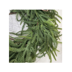 Real Touch Deluxe Norfolk Pine Garland Christmas Garland for Mantle Garland