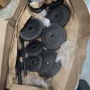 Fitvids Adjustable Vinyl Dumbbell Set, 40 lbs Weights Set for Exercise & Fitness