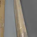 LUCKUP Cordless Bamboo Roman Blinds Shades for Indoor Windows-Blackout Room Darkening Roman Blinds with 6" Valance Cover Enhanced Privacy, 36" W x 64" H