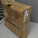 Goozii Corner Bread Box for Kitchen Countertop, Black Bread Storage Container for Homemade Bread, Two Layer Breadbox under Cabinet Mount, Large Bread Holder for Kitchen Counter, Pantry Shelf