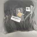 Bib Overalls for Men Denim, Relaxed Fit, Black, XL