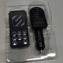 Scosche BTFM3 BTFREQ Universal Bluetooth Hands-Free Car Kit with Digital FM Transmitter and 10-Watt USB Car Charger - Black XL (Single Port)