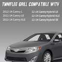 Front Lower Bumper Grill Grille Compatible With Toyota Camry 2012 2013 2014 L LE XLE Hybrid LE XLE SE
