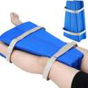 DoubleFill Hip Abduction Pillow Hip Surgery Pillow Hip Surgery Recovery Supplies Comfortable Support Hip Replacement Pillow with Strap and Cover for Legs Reducing Pain