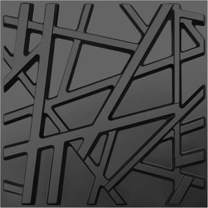 33 Pack 3D Wall Panels for Interior Wall Decor, 12''x12'' Black Accent Textured Wall Panels, Wall Covering Panles for Living Room, Gaming Room, TV Background, Cover 32 Sq.Ft