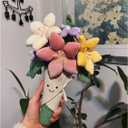 Cute Flower Plush Doll Stuffed Plant Plushie Decor Home Andbedroom Sweet Gifts for Cute Kawaii Gift for Valentines Day, Birthdays, Graduation, Wife, Girlfriend Mom for Boys and Girls, 12 inches