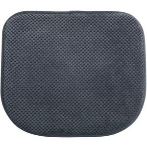 Grey Foam Seat Cushions Kitchen Chairs Pads for Dining Chairs Non Slip Office Seat Cushions Washable U Shaped Soft Thick Large Metal Wooden Chair Cushions,17" x 15", 15*17in