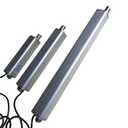 12V DC 30 inch Stroke Linear Actuator Electric Cylinder with Mounting Brackets Max Force 44 pounds High Speed 1.8" per sec Square Tube 7/4"(W) x7/4"(H) (Slotted Shaft End)
