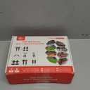 LINGSFIRE Switch Tennis Racket and Ping Pong Paddle For Nintendo Switch Joy-Con Controller, Accessories Compatible with Mario Tennis Aces Sports Games, 2 Pairs Set