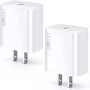 [Apple MFi Certified]Apple iPhone 17e 16 15 Charger Block,2Pack 40-60W USB C Charging Plug Power Adapter USB C Block Quick Charging for iPhone 17 Air/17 Pro Max/16e/16 Pro/15 Pro Max/14/13/12/11/iPad
