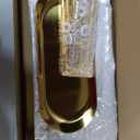 2PCS 3 Tiers Stainless Steel Cupcake Stand 3 Tiers Fruit Tray Dessert Plate Dessert Stand for Party Cupcake Display Tower for Birthday Wedding Afternoon Tea (Gold)