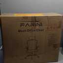 Ergonomic Office Chair,High-Back Desk Chair with Headrest, Flip-Up Armrests & Adjustable Lumbar Support for Home, Study, or GamingBlack Frame,Black Net