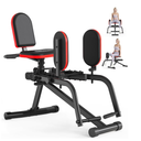 HXD-ERGO Hip Abductor/Adductor Machine for Home Gym, 6-Level Glute Machine & Thigh Workout Equipment, Booty Builder with Plush Padding, Compact Leg Exercise Euipment for Women & Men