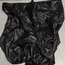 VOGUEMAX Women's Plus Size Faux Leather Leggings High Waisted Pleather Pants Stretchy Sexy PU Tights for Women (4X)