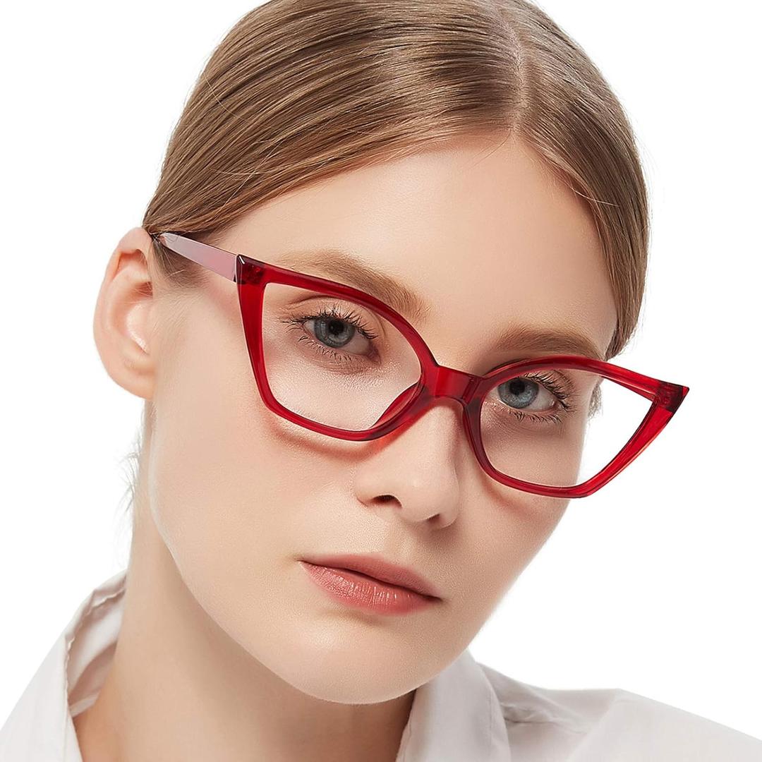 MARE AZZURO Blue Light Blocking Glasses for Women, Oversied Nerd Gaming Glasses for Computer