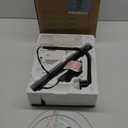 AKASUKI Floor Lamp for Living Room with 3 Color Temperatures, Foot Switch Standing Lamps for Living Room, Bedroom, Office, Arc Mordern Floor Lamp with 9W LED Bulb Included (Black base- Beige shade)