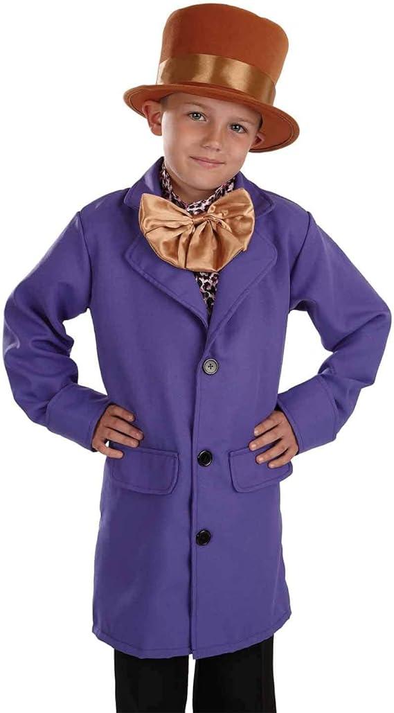 fun shack Chocolate Factory Owner Costume Kids, Chocolate Factory Worker Costume, Boys Halloween Costumes, Size M