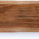 Xaatren Large Wooden Dough Bowl Decorative Wooden Bowl Rustic Long Dough Bowls Decor for Farmhouse Home Dining Table Centerpiece Living Room Kitchen Decorations(20 x 6 Inch,Brown)