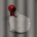 Ash Tray Cool Ashtrays for Cigarettes, Alien Fantasy Ashtray Decor for Home Office, Ornament Gift (Red, ALIEN)