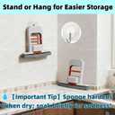 Mini Foldable Desktop Mop, Sponge Wet & Dry Mop, Portable Lazy Self-Squeeze, No Hand Wash for Bathroom, Kitchen, Desktop, Glass, Living Room, Car (2-Pack+6 Pads+3 Hooks)