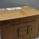 15 Minute Vacuum Tumbler Marinator for Meat Vegetable with Leak Proof Clip and Free Meat Tenderizer
