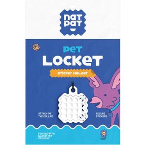 NATPAT Holistic Pet Care Locket  Safe, Durable, Non-Toxic  Designed for Pet Zen Stickers, Pet Training & TrailPatch Outdoor Protection Patches