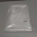 YellyHommy Clear Waterproof Plastic Snap in Shower Curtain Liner Replacement with 2 Magnets 71" W x 66" L for 72" W x 87" L Transparent