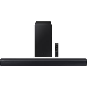 Samsung HW-C450 2.1ch Soundbar w/DTS Virtual X, Subwoofer Included, Bass Boost, Adaptive Sound Lite, Game Mode, Bluetooth, Wireless Surround Sound Compatible