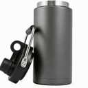 Kerilyn Insulated Half Gallon Jug with Handle, 64oz Stainless Steel, Large Double Vacuum Water Bottle for Hot & Cold Drinks, Wide Mouth, Sweat Proof, Great for Travel, Camping, Grey (Gray)