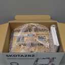 Wooden Suggestion Box with Acrylic Sign Holder, Locking Donation Box for Prayer, Comment , Ballot & Fundraising, Office Feedback Box With 50 Suggestion Cards and Pens, Wall Mounted or Countertop