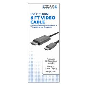 ZGear USB C to HDMI Video Cable