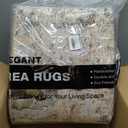 8x10 Area Rugs Washable Large Neutral Modern Living Room Rug