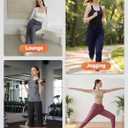GAYHAY Joggers for Women with Pockets - Womens Sweatpants Lightweight Yoga Lounge Pants for Athletic Workout Gym Running (Black, L)
