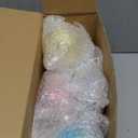 12 Pcs Glass Christmas Ball Ornaments, Shiny Heart Hand Blown Glass Ornaments Hanging Balls, Xmas Tree Wedding Holiday Decor for Christmas Tree Decoration (Silver)