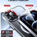 LeYi for iPhone-12-Pro-Max Case Clear: Compatible with Magsafe[ Screen Protector X2+ Camera Cover X2] iPhone12 Promax Cases Funda para i 12Pro Max Magnetic Protective Heavy Duty Slim, Transparent