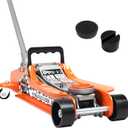 Donext 2.5 Ton Steel Floor Jack, Low Profile Hydraulic Racing Floor Jack with Single Piston Lift Pump, Lifting Range 3-3/8" - 14-15/16"