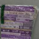 Purple Inspirational Motivational Positive Quotes Affirmations Classroom Offfice Home Room Wooden Hanging Sign Dorm Wall Art Decor Plaques for Bedroom Teenage Girl