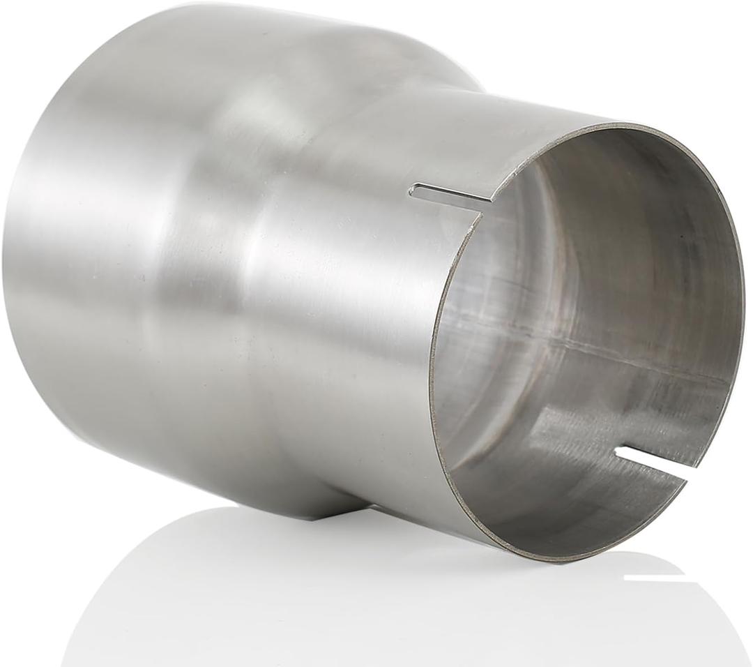 Universal T304 Stainless ID 4 inch to OD 5 inch Exhaust Adapter Reducer