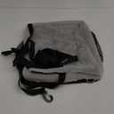 JOEJOY Deluxe Dog Booster Seat with Sturdy Metal Frame and Safety Leash for Small Pets up to 20 lbs - Portable Puppy Dog Car Seat with Thick Cushion and Storage Pockets for Small Dogs (Grey)