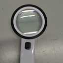 AIXPI Magnifying Glass with Light, 30X Handheld Large Magnifying Glass 12 LED Illuminated Lighted Magnifier for Macular Degeneration Seniors Reading Inspection Coins Jewelry